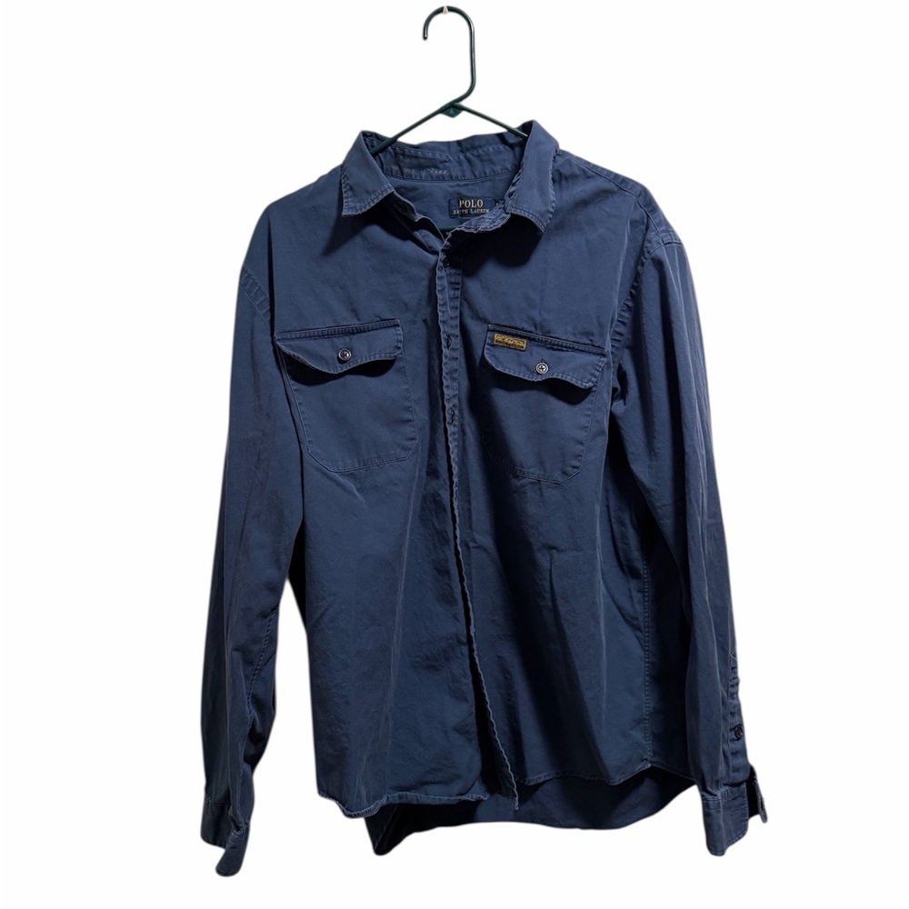 Polo by Ralph Lauren Men's Dark Blue Shirt Jacket